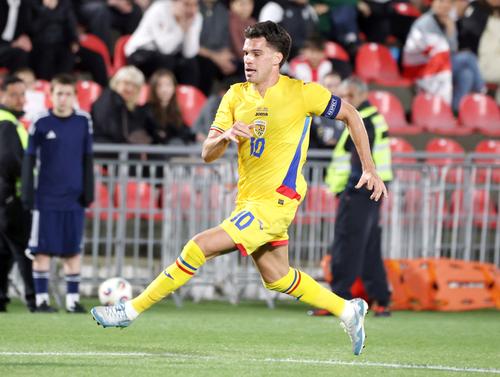 Ianis Hagi / Imagini de meci din amicalul Georgia - România