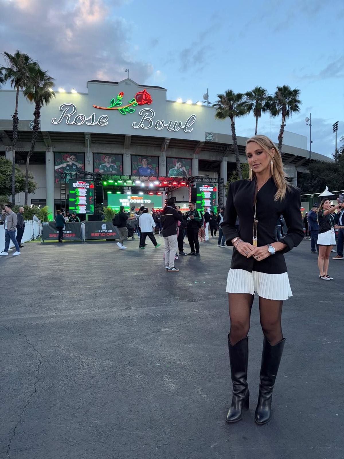 Ines Sainz, celebra reportera mexicană, care a făcut multe interviuri cu staruri ale sportului mondial