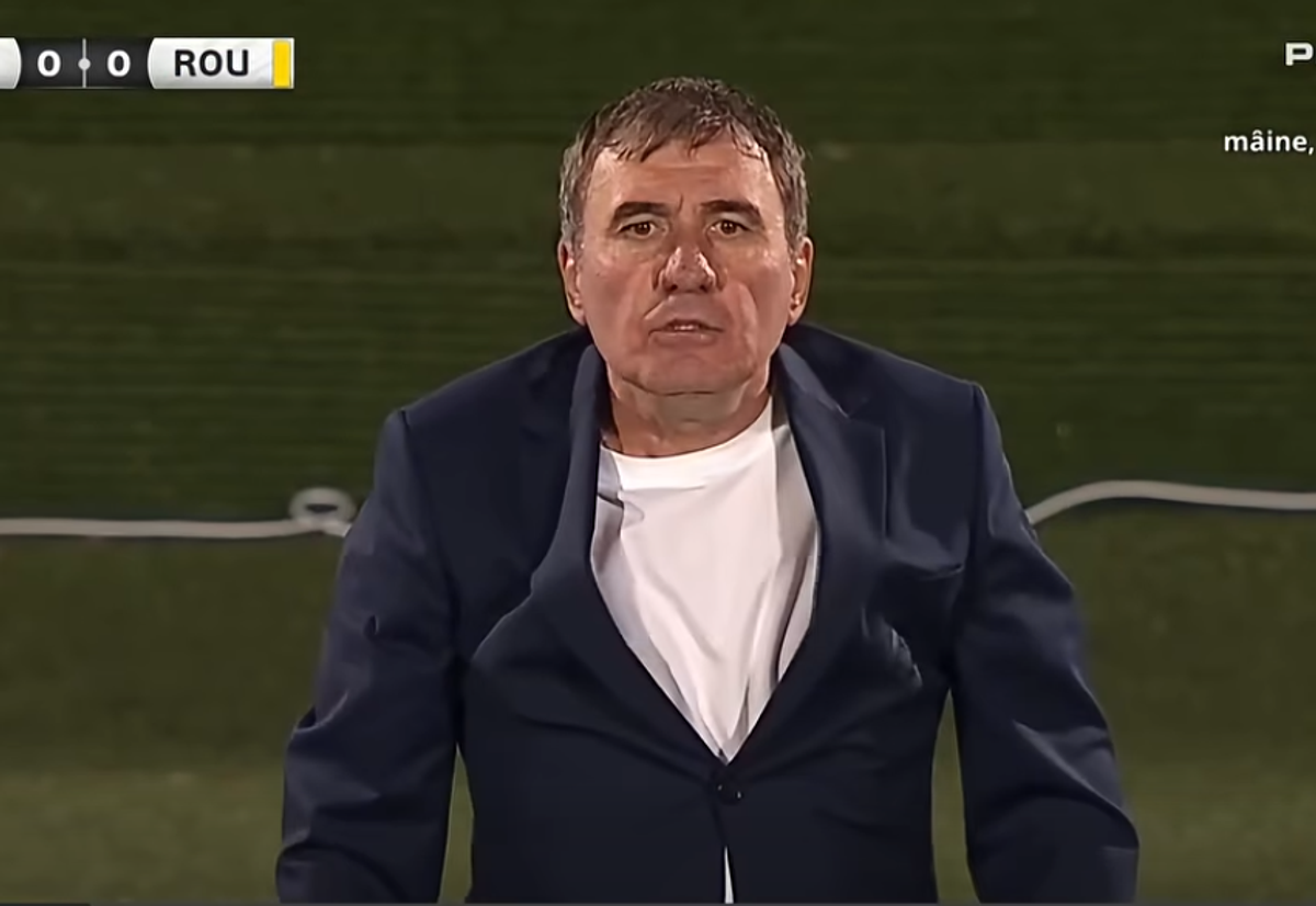 Reacție Gică Hagi în amicalul Georgia - România