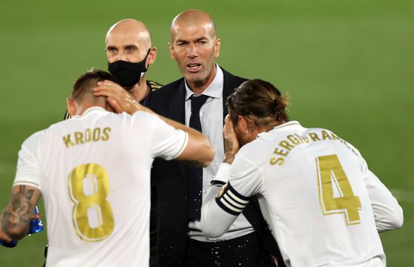 Zidane cel pragmatic » Real Madrid n-a mai fost de 33 de ani lider cu atât de puține goluri