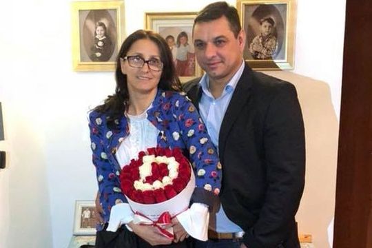 Ionel Ganea și Dana Iaru, pe vremea când formau un cuplu