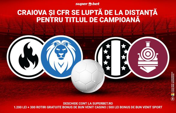 Final încins de sezon în play-off! Își apără CFR titlul, sau dă Craiova o Superlovitură?!