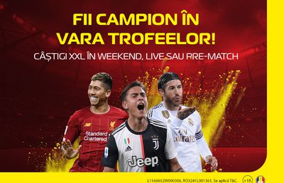 Vara trofeelor e plină de derby-uri și câștiguri la pariuri: stai cu ochii pe aceste 10 cote din weekend!