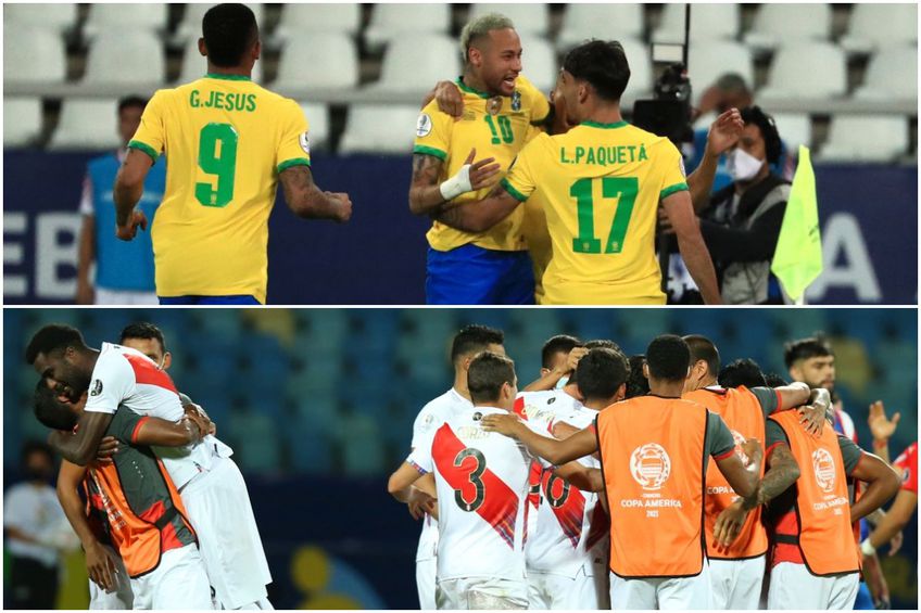 Peru și Brazilia sunt primele două naționale calificate în semifinalele Copei America // foto: Guliver/gettyimages