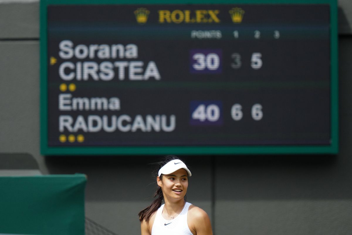 Sorana Cîrstea - Emma Răducanu, Tur III Wimbledon