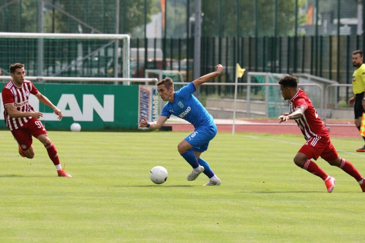 CS Universitatea Craiova - Olympiacos 0-2 » Olteni „știrbi” în cel mai tare amical al verii