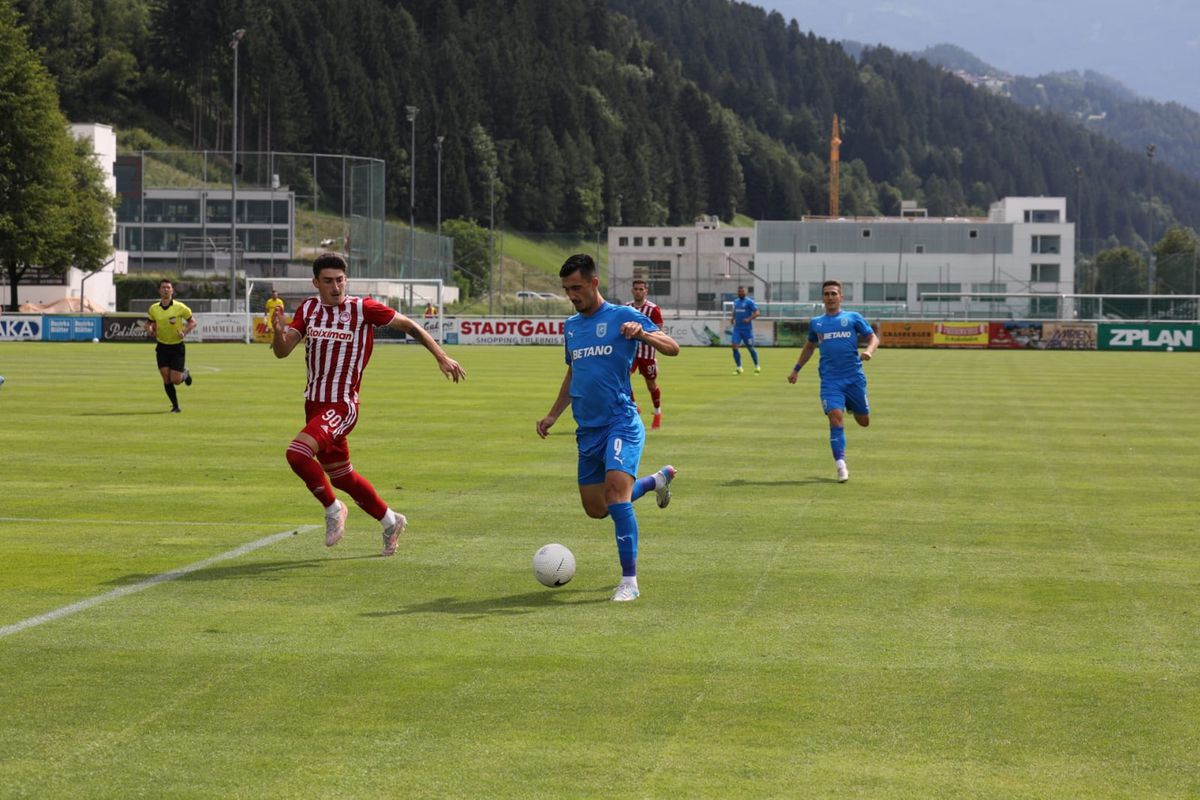 CS Universitatea Craiova - Olympiacos 0-2 » Olteni „știrbi” în cel mai tare amical al verii