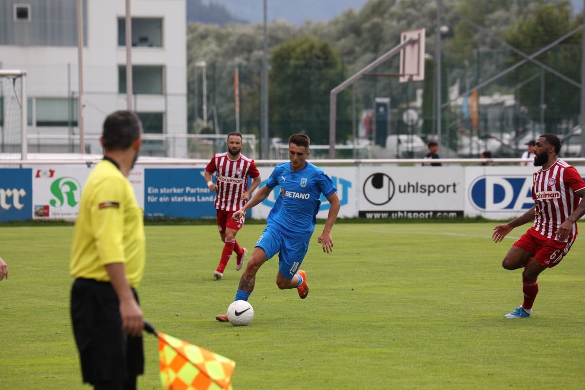 CS Universitatea Craiova - Olympiacos 0-2 » Olteni „știrbi” în cel mai tare amical al verii