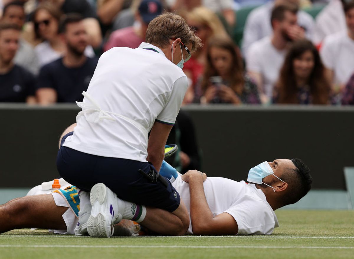 Nick Kyrgios, abandon în turul 3 de la Wimbledon 2021