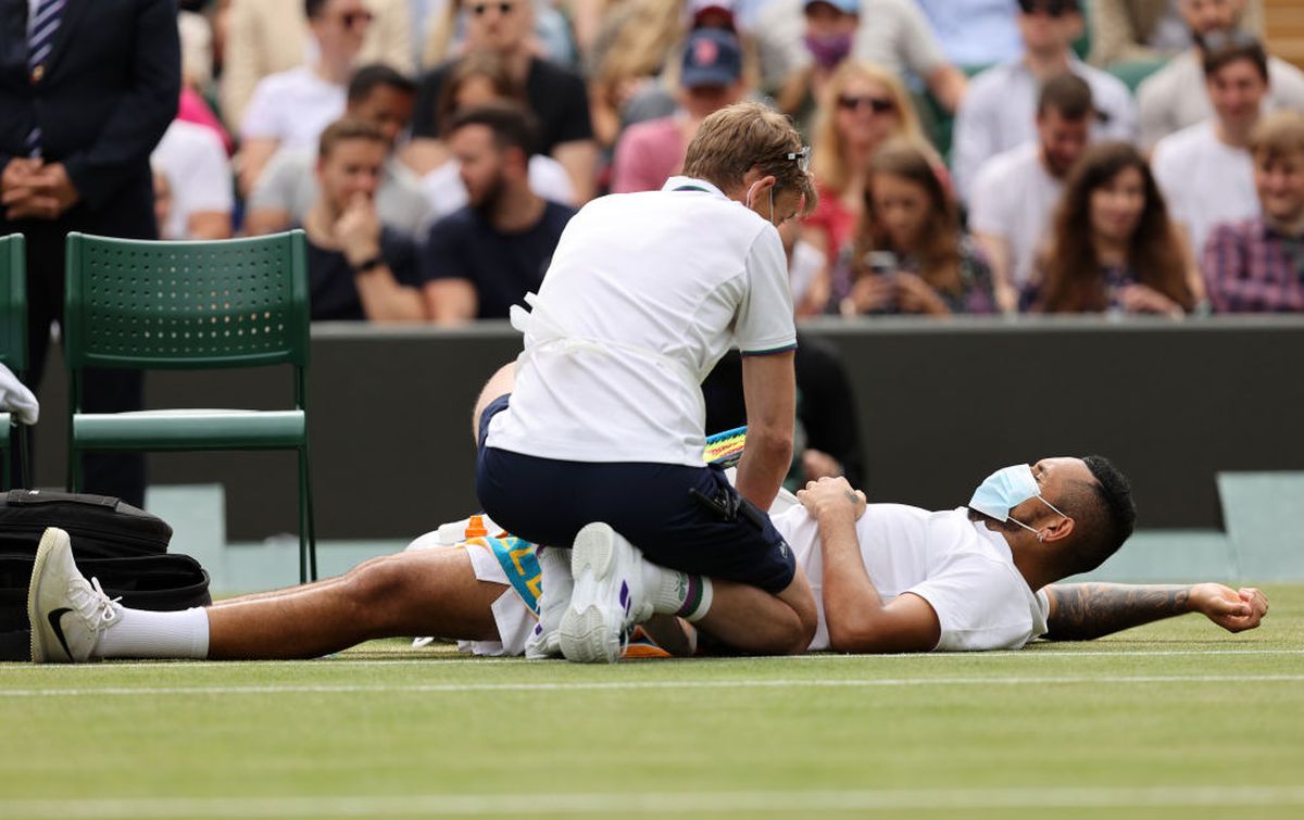 Nick Kyrgios, abandon în turul 3 de la Wimbledon 2021