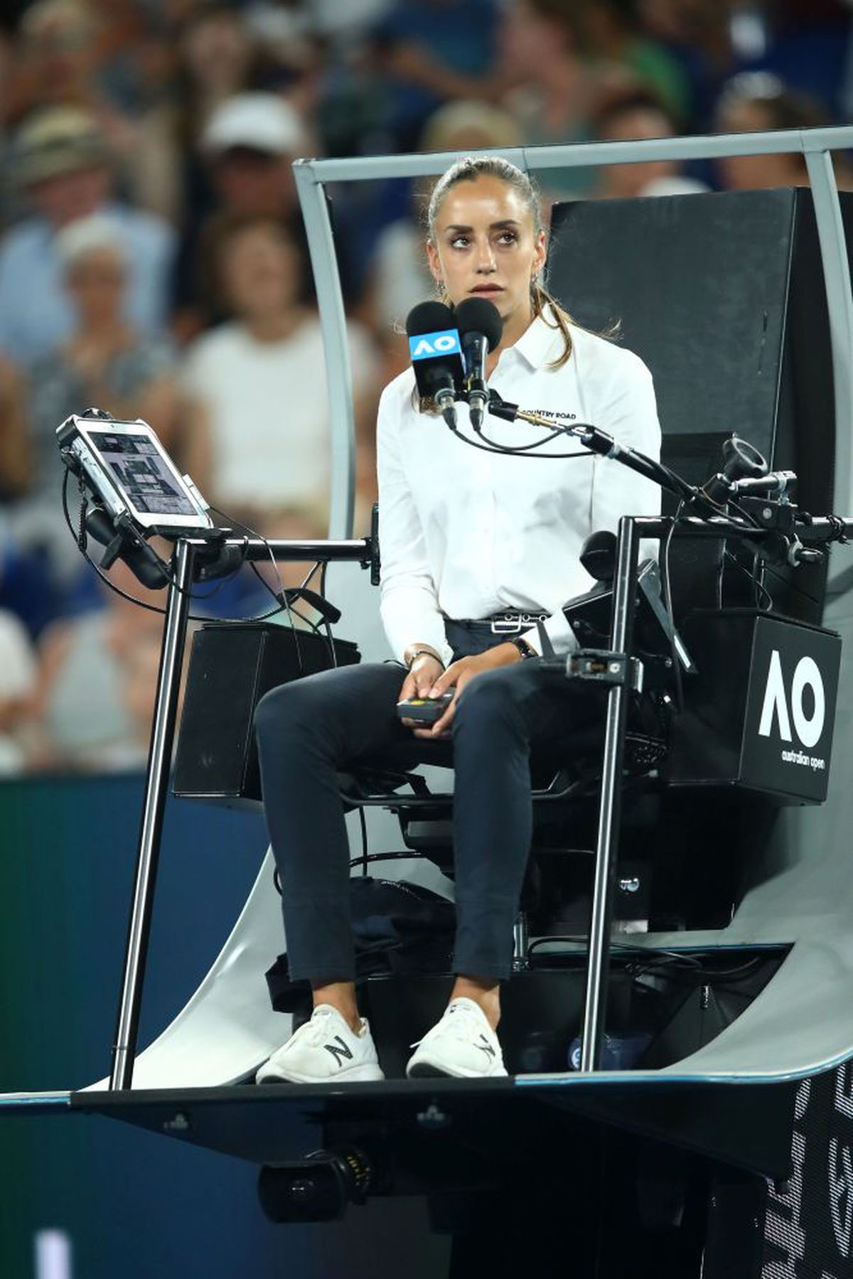 FOTO Marijana Veljovic captează atenția și la Wimbledon: imagini impresionante cu cea mai sexy arbitră din tenis