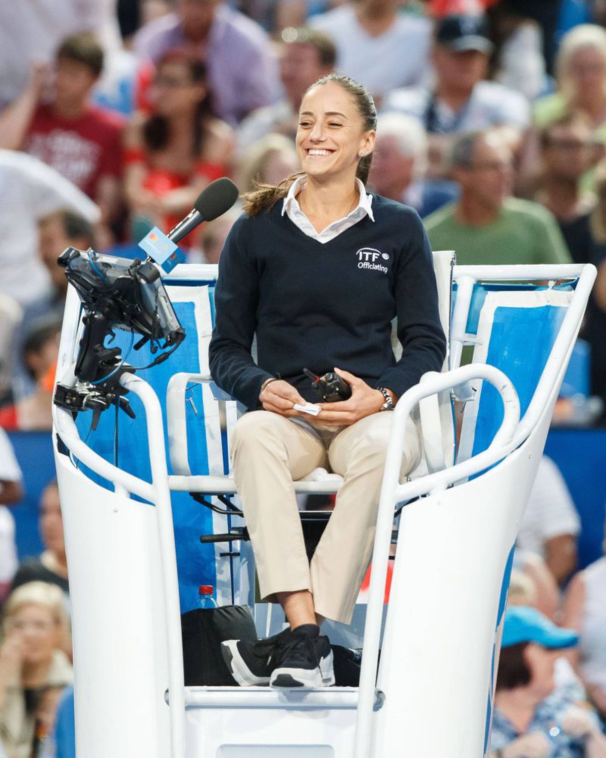 FOTO Marijana Veljovic captează atenția și la Wimbledon: imagini impresionante cu cea mai sexy arbitră din tenis