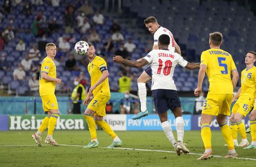 EURO 2020. 3 goluri cu capul a dat Anglia cu Ucraina (4-0), în „sferturi”, fiind prima echipă care reușește acest lucru într-un meci în istoria Europenelor.