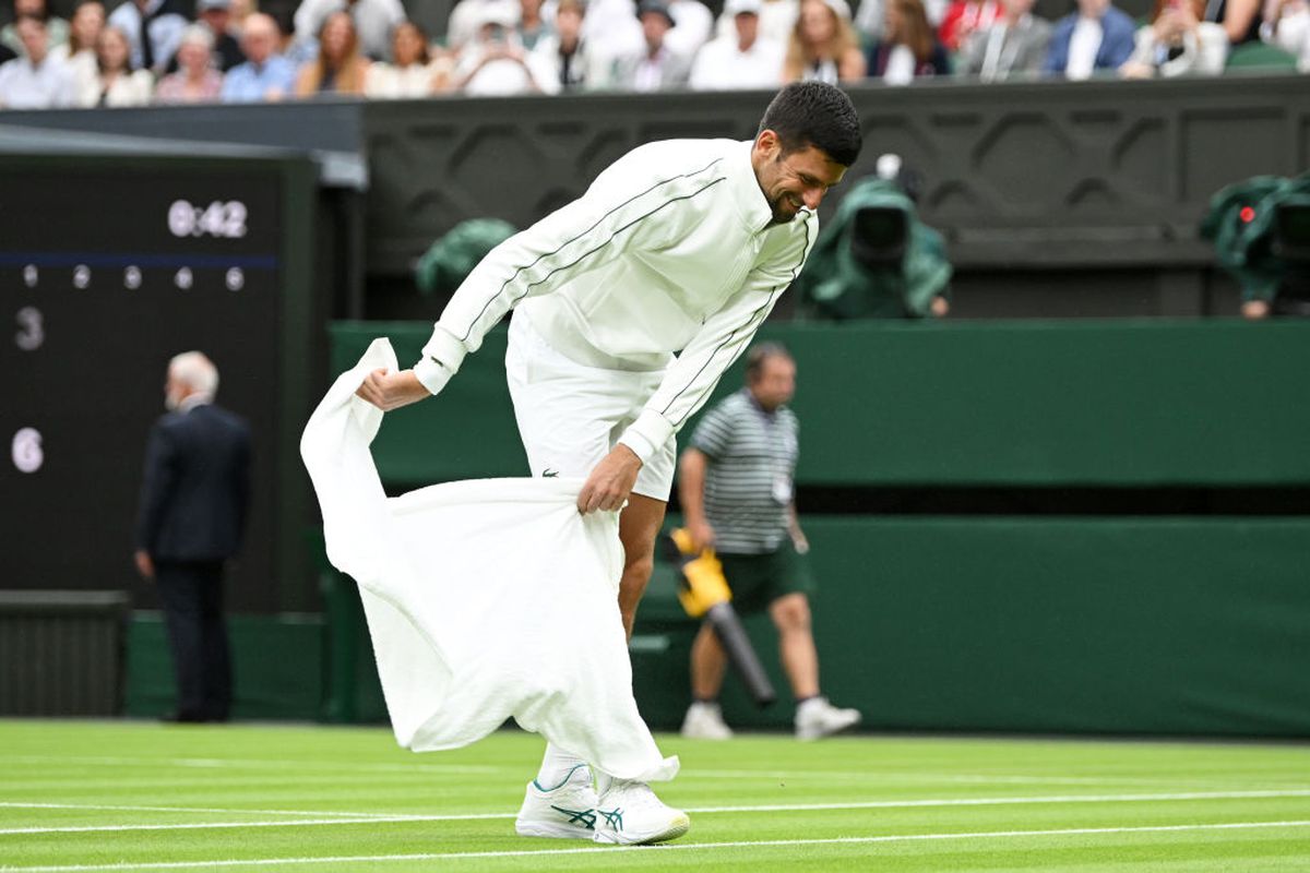 Novak Djokovic a trecut la munca de jos la Wimbledon » Gestul care a ridicat în picioare spectatorii