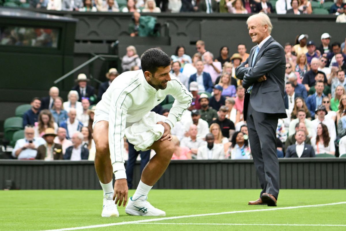 Novak Djokovic a trecut la munca de jos la Wimbledon » Gestul care a ridicat în picioare spectatorii