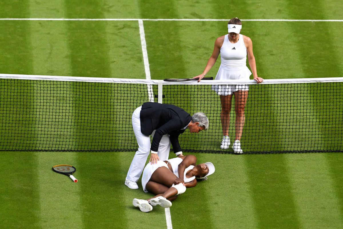Strigătul lui Venus Williams a zguduit arena centrală de la Wimbledon » Clipe de panică în timpul duelului cu Elina Svitolina