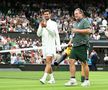 Imagini spectaculoase cu Novak Djokovic, în primul tur de la Wimbledon 2023