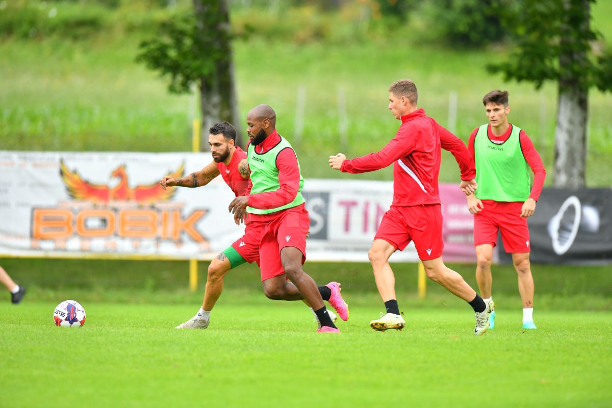 Imagini inedite: Ce a reușit Burcă la Dinamo + Acționarul se antrenează de parcă vrea să fie titular în derby :D