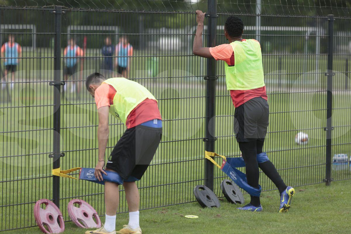 Siyabonga Ngezana la antrenamentul FCSB, 3 iulie