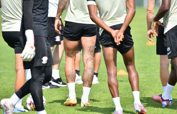 Rapidiștii se întrec în tatuaje » Marko Dugandzic e campion detașat