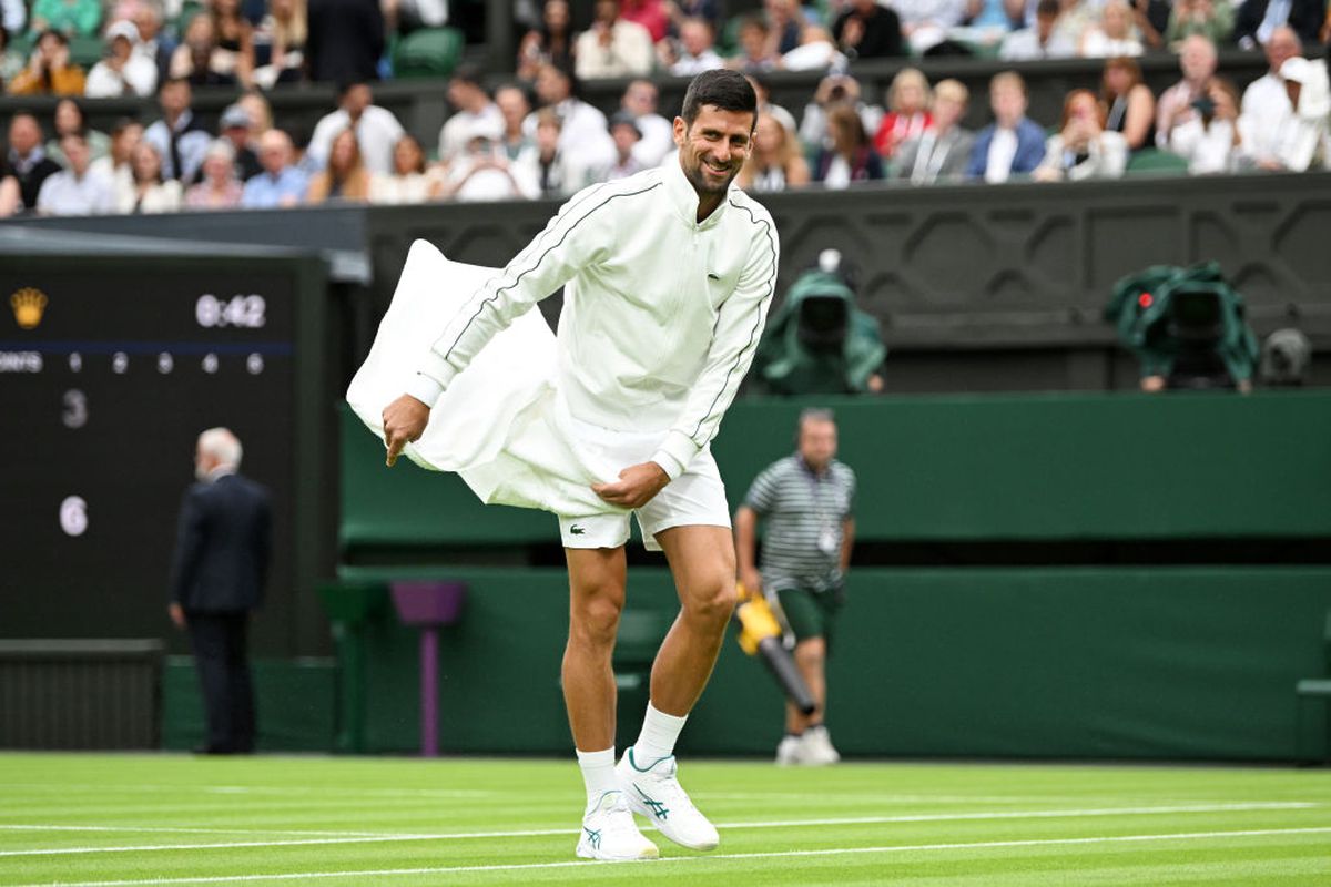 Novak Djokovic a trecut la munca de jos la Wimbledon » Gestul care a ridicat în picioare spectatorii