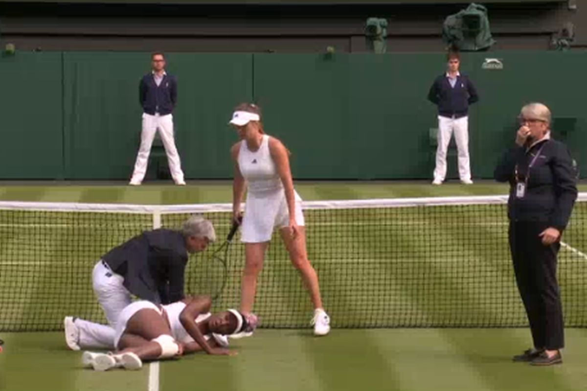 Strigătul lui Venus Williams a zguduit arena centrală de la Wimbledon » Clipe de panică în timpul duelului cu Elina Svitolina