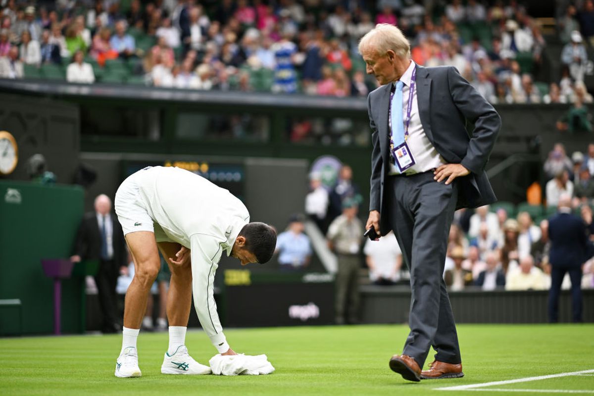 Novak Djokovic a trecut la munca de jos la Wimbledon » Gestul care a ridicat în picioare spectatorii