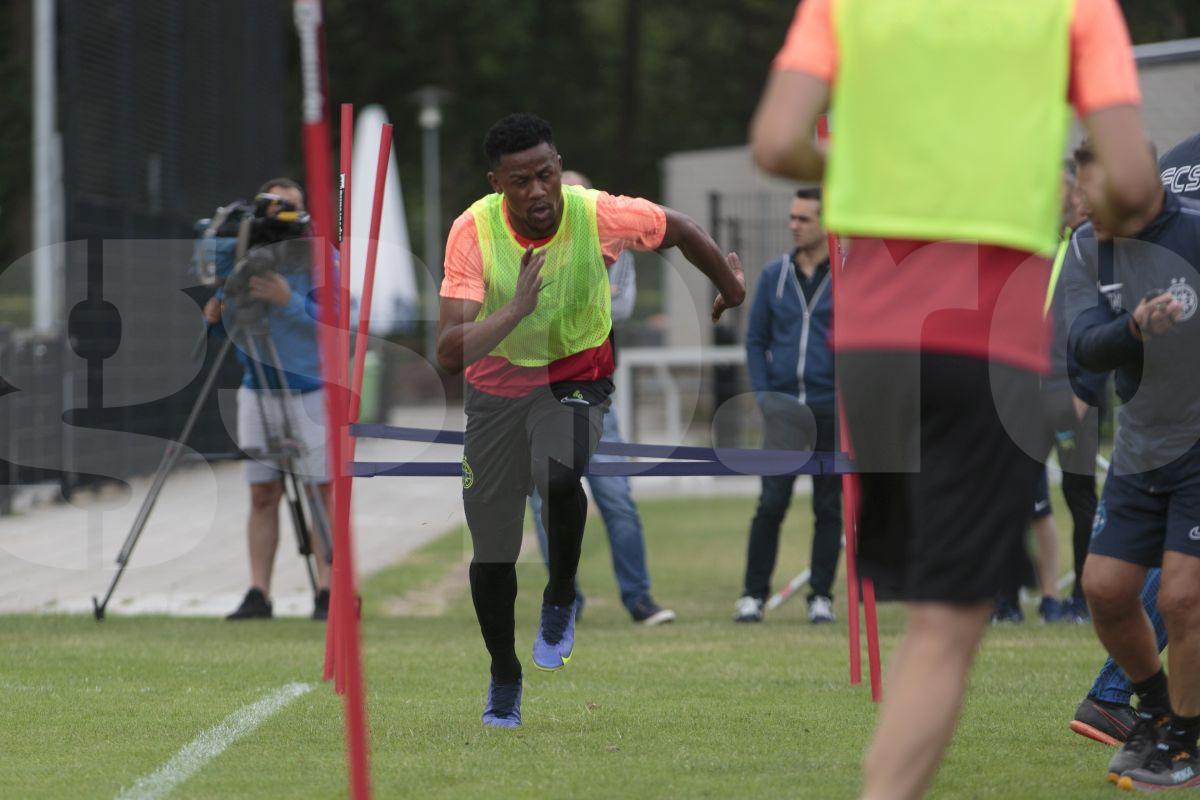 Siyabonga Ngezana la antrenamentul FCSB, 3 iulie