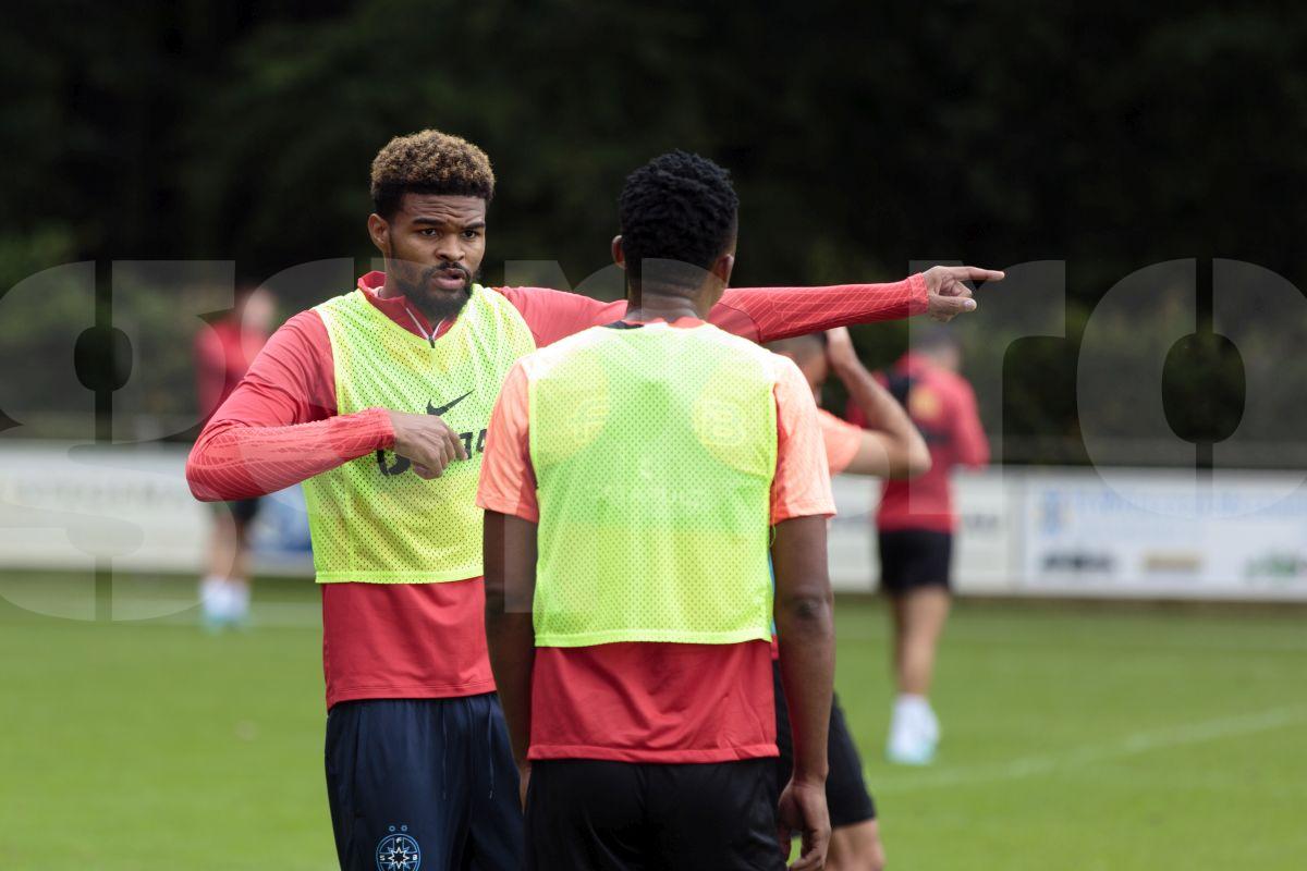 Siyabonga Ngezana la antrenamentul FCSB, 3 iulie