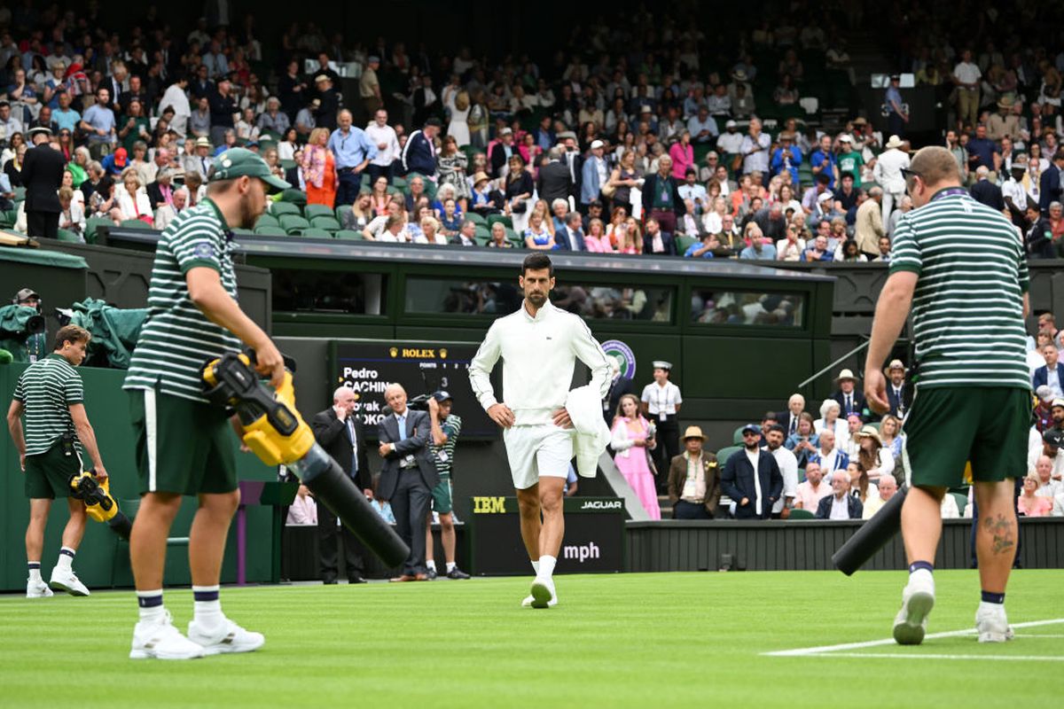Novak Djokovic a trecut la munca de jos la Wimbledon » Gestul care a ridicat în picioare spectatorii