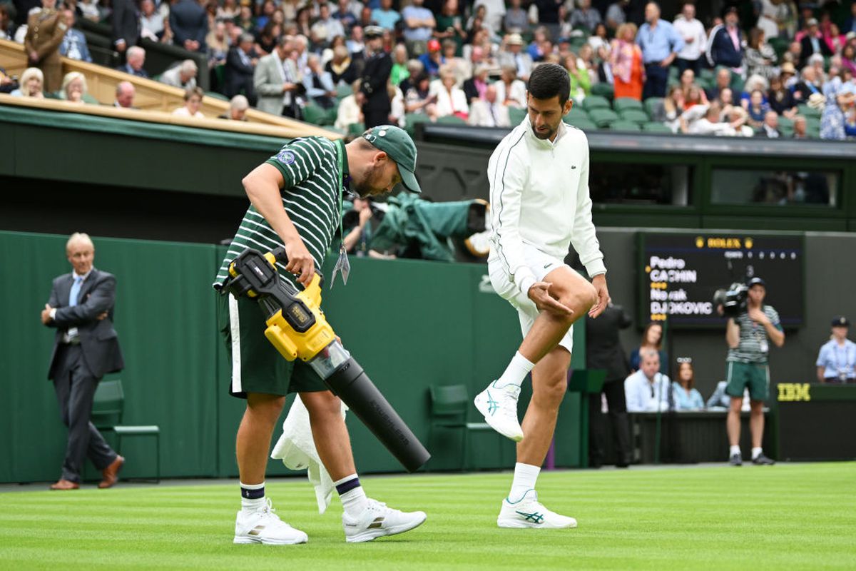Novak Djokovic a trecut la munca de jos la Wimbledon » Gestul care a ridicat în picioare spectatorii
