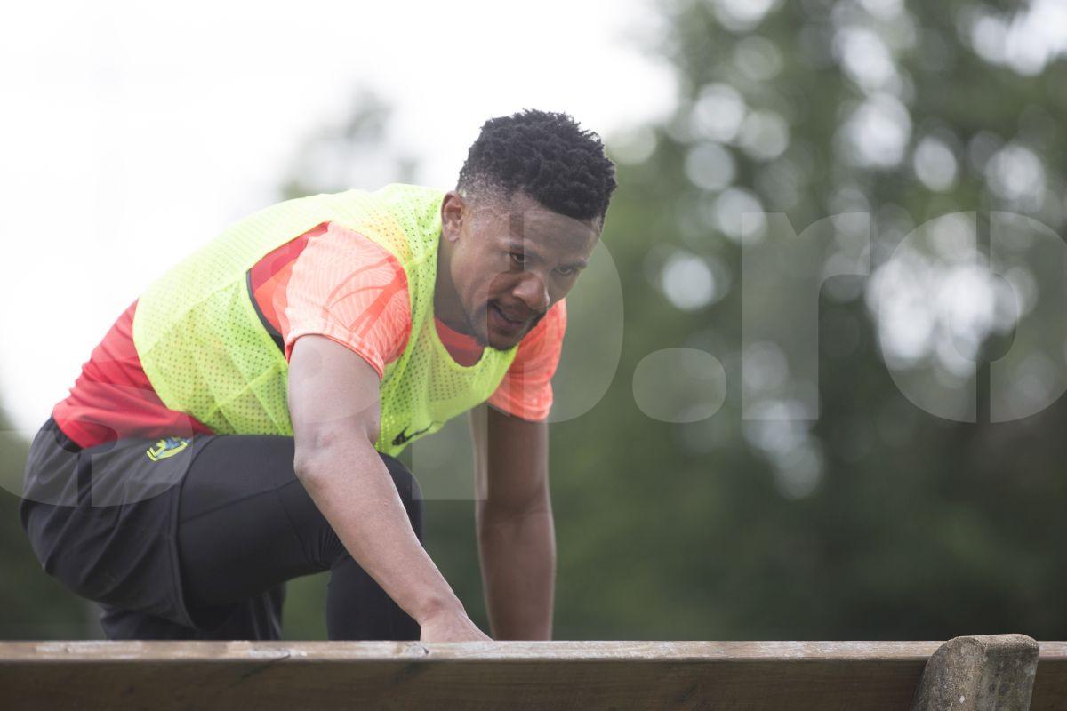 Siyabonga Ngezana la antrenamentul FCSB, 3 iulie