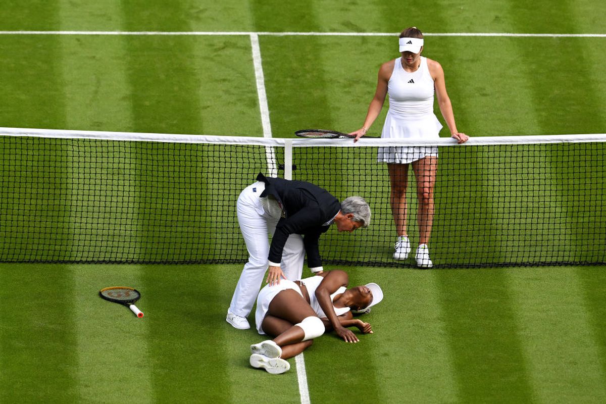 Strigătul lui Venus Williams a zguduit arena centrală de la Wimbledon » Clipe de panică în timpul duelului cu Elina Svitolina
