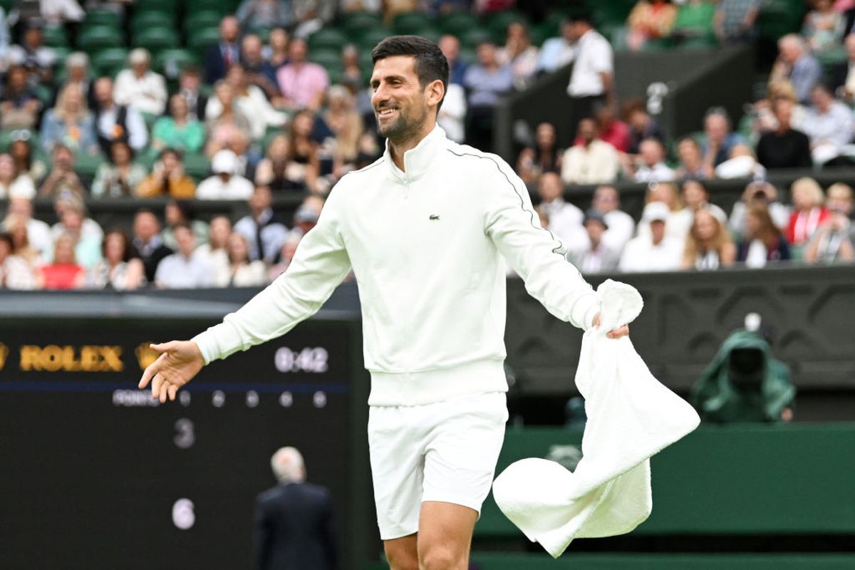Novak Djokovic a trecut la munca de jos la Wimbledon » Gestul care a ridicat în picioare spectatorii