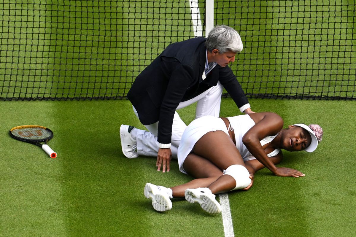 Venus Williams, sperietură în meciul cu Elina Svitolina de la Wimbledon
