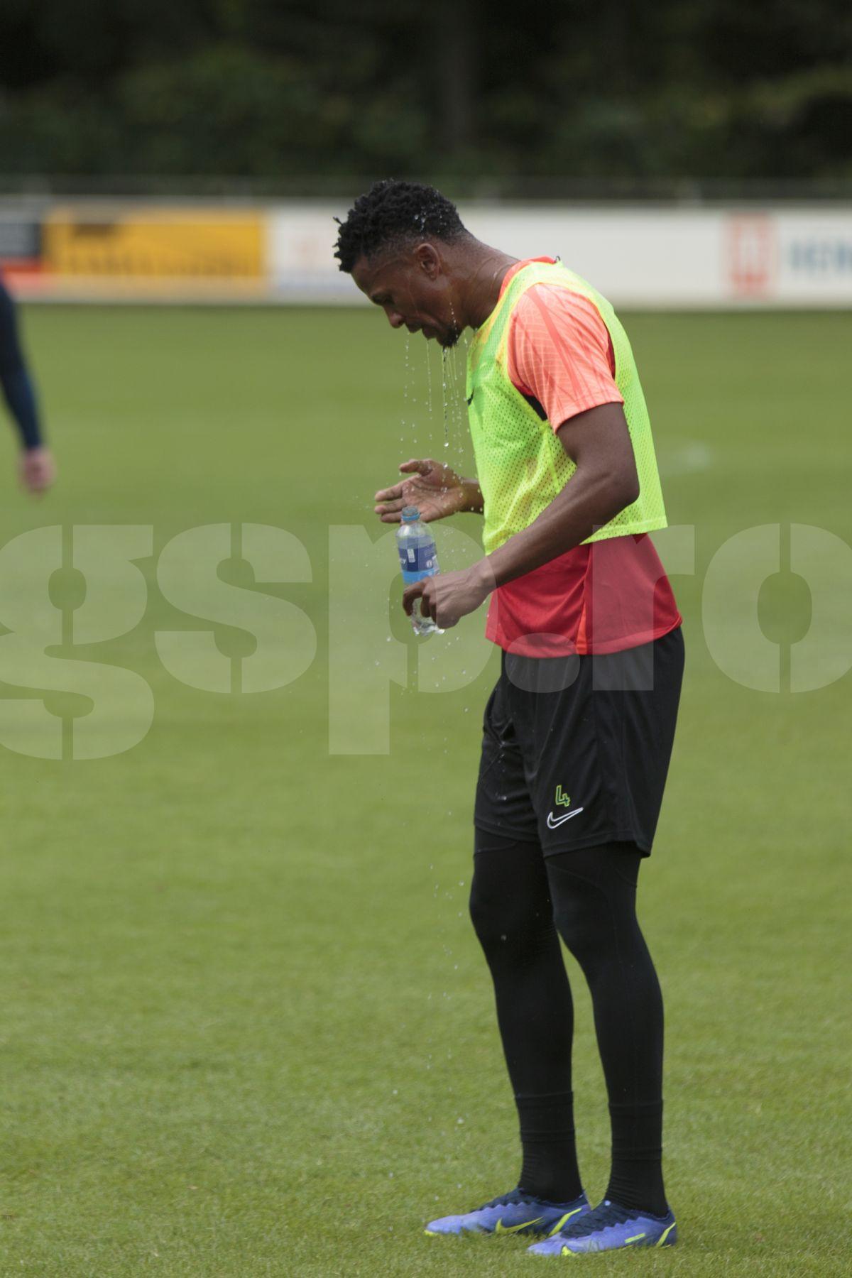 Siyabonga Ngezana la antrenamentul FCSB, 3 iulie