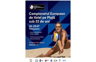 Luna aceasta, Timișoara va fi găzdui Campionatul European de Volei pe plajă U22 masculin și feminin