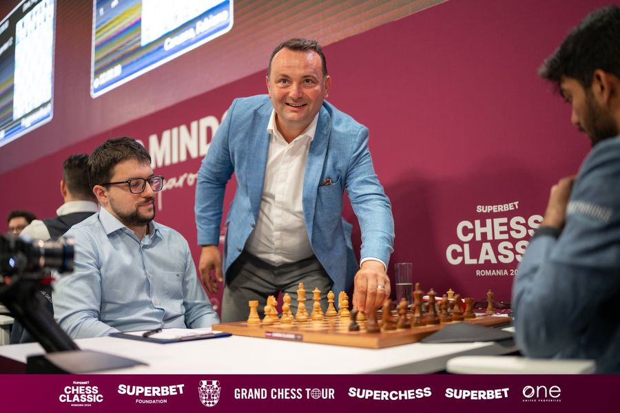 O victorie și patru remize au constituit rezultatul celei de-a șasea runde de la Superbet Chess Classic România 2024