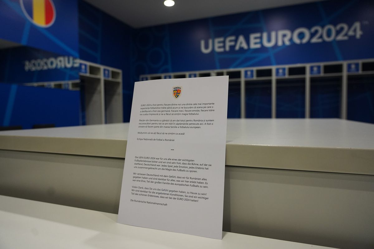 „Tricolorii” au făcut curat în vestiarul de pe „Allianz Arena”