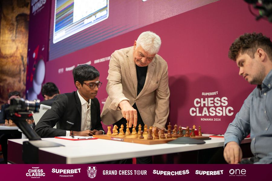 O victorie și patru remize au constituit rezultatul celei de-a șasea runde de la Superbet Chess Classic România 2024