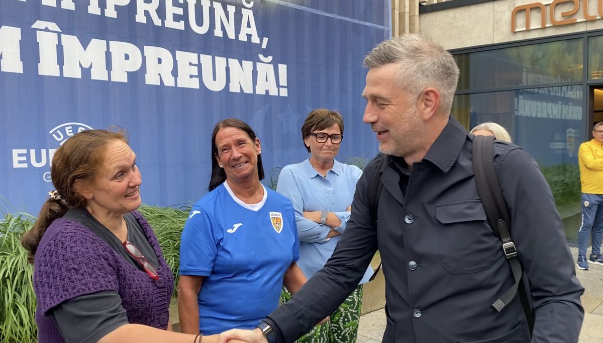 Rămas bun, Würzburg! „Tricolorii” au plecat spre România: moment emoționant în fața hotelului + Iordănescu, Stanciu și Burleanu, întâlnire cu suporterii