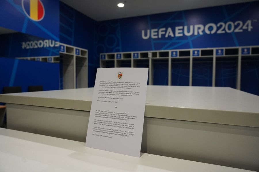 Mesajul celor de la UEFA, după ce fotbaliștii României au lăsat vestiarul din Munchen în condiții impecabile » Cum i-au numit pe „tricolori”