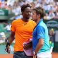 Stan Wawrinka și Gael Monfils în 2017 la Roland Garros, ultima oară când s-au confruntat la un turneu de Mare Șlem FOTO Imago