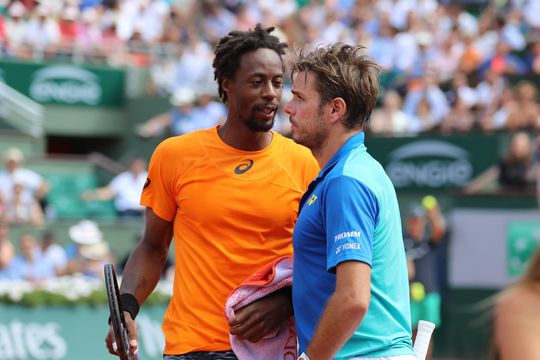 Stan Wawrinka și Gael Monfils în 2017 la Roland Garros, ultima oară când s-au confruntat la un turneu de Mare Șlem FOTO Imago