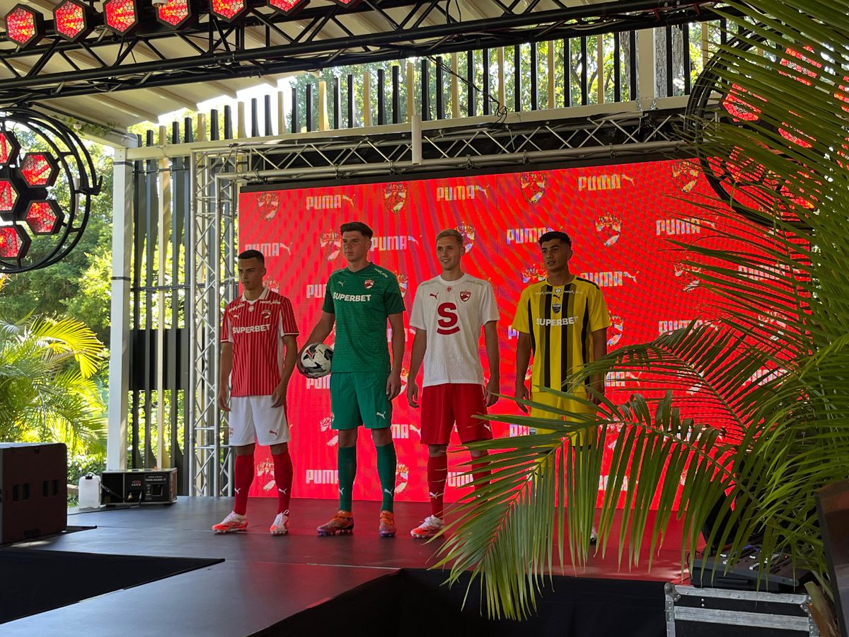 Dinamo și-a prezentat echipamentele pentru sezonul 2025-2026