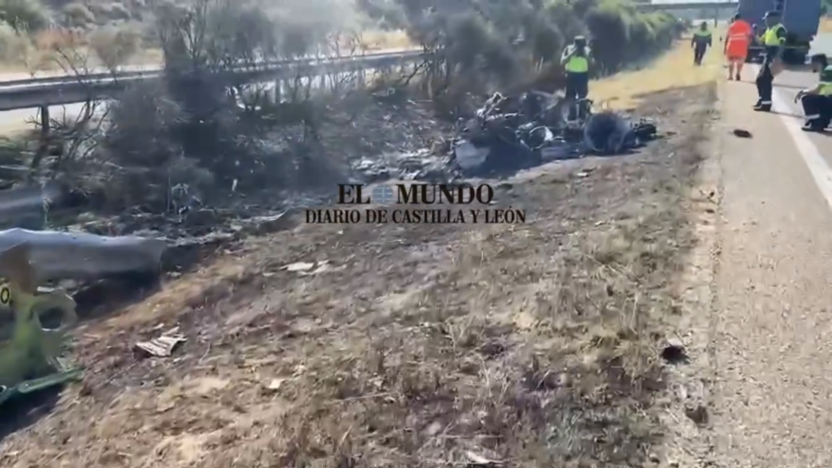 Imagini de la locul accidentului în care a murit Diogo Jota