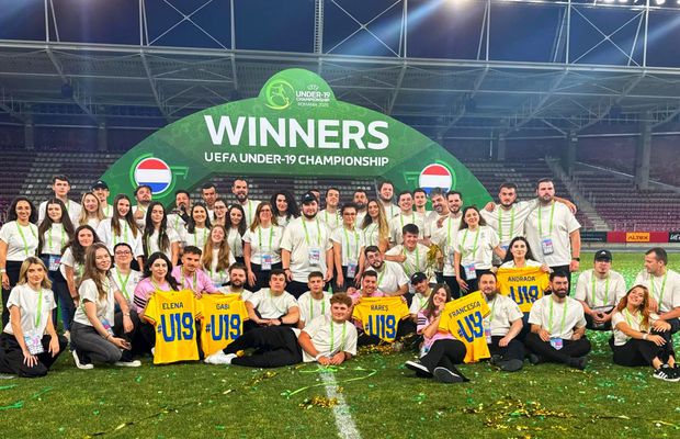 Insider în lumea nevăzută de la EURO U19, turneul organizat în România: „8 roluri cheie cu activități și cerințe diferite. Cea mai complexă experiență de până acum”