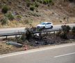 Imagini de la locul accidentului în care a murit Diogo Jota. FOTO: Imago Images