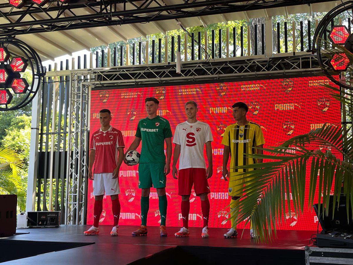 Dinamo și-a prezentat echipamentele pentru sezonul 2025-2026