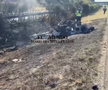 Imagini de la locul accidentului în care a murit Diogo Jota. FOTO: dailymotion.com